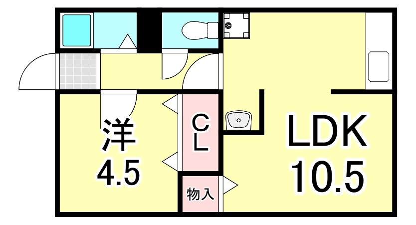 小林駅 徒歩15分 2階の物件間取画像