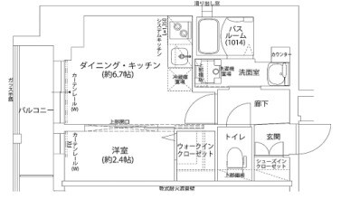 レジデンス神戸ウィステリアパークの物件間取画像