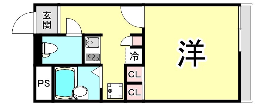 仁川駅 徒歩10分 1階の物件間取画像