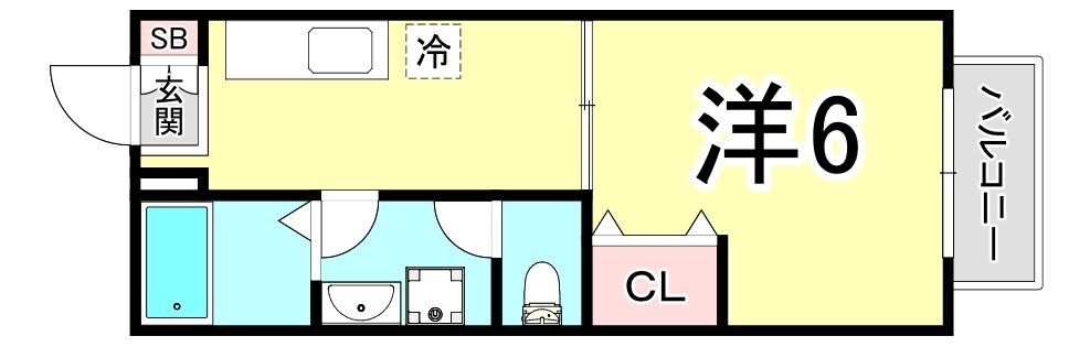 中山手ガーデンパレスA棟の物件間取画像