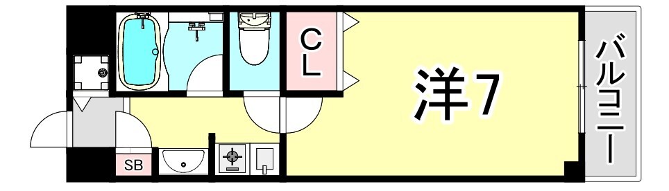 エスポワール西宮（青木町）の物件間取画像