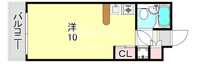 三ノ宮駅 徒歩10分 2階の物件間取画像