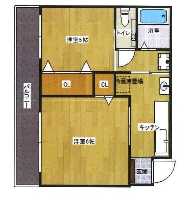 新芳地ビルの物件間取画像