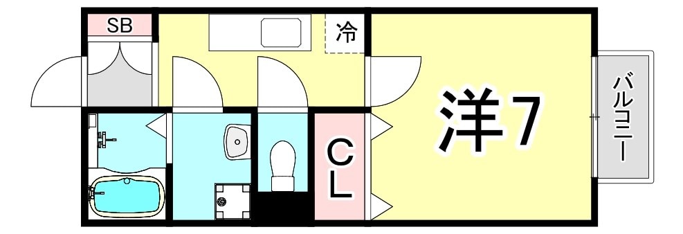 苦楽園口駅 徒歩2分 2階の物件間取画像