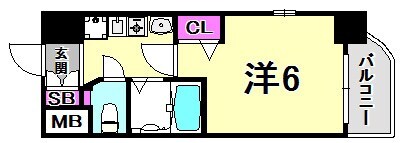 三ノ宮駅 徒歩5分 2階の物件間取画像