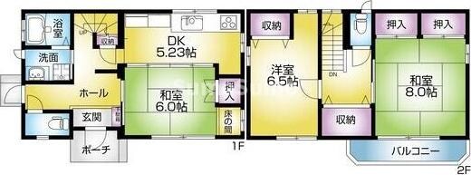 住吉宮町3丁目　貸戸建の物件間取画像