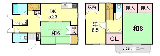 住吉宮町3丁目　貸戸建の物件間取画像