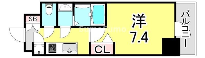 兵庫駅 徒歩5分 2階の物件間取画像