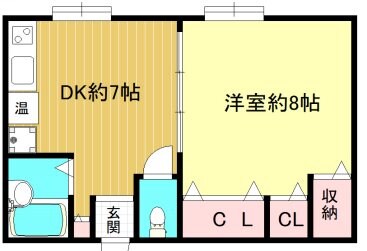 アコルデパルク中山手の物件間取画像