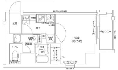 レジデンス神戸ウィステリアパークの物件間取画像