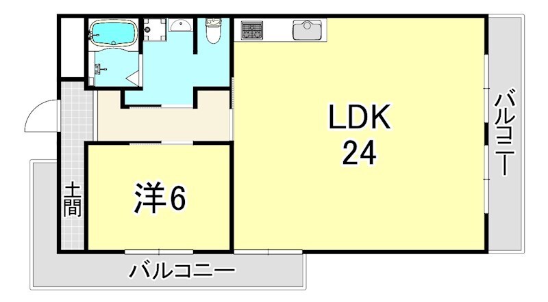 西宮北口駅 徒歩10分 2階の物件間取画像