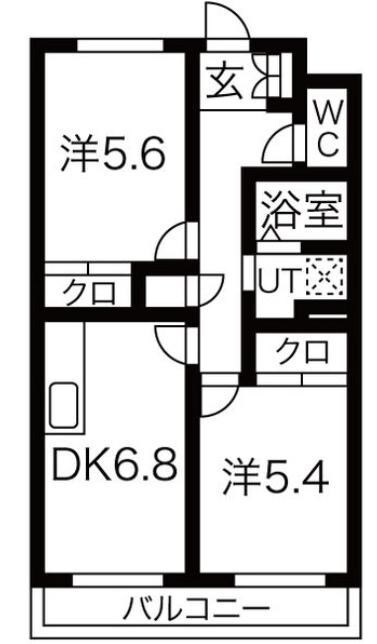 六甲サンピナコテカの物件間取画像