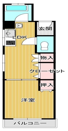 KMコートの物件間取画像