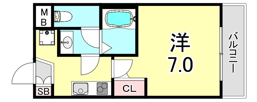 新長田駅 徒歩9分 4階の物件間取画像