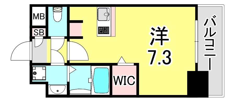 新長田駅 徒歩2分 5階の物件間取画像