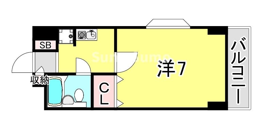 モンシャンブル夢野台の物件間取画像