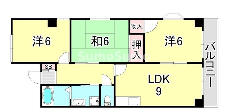 ドウエル須磨浦の物件間取画像