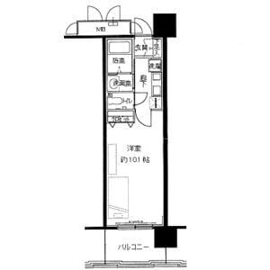 三ノ宮駅 徒歩7分 5階の物件間取画像