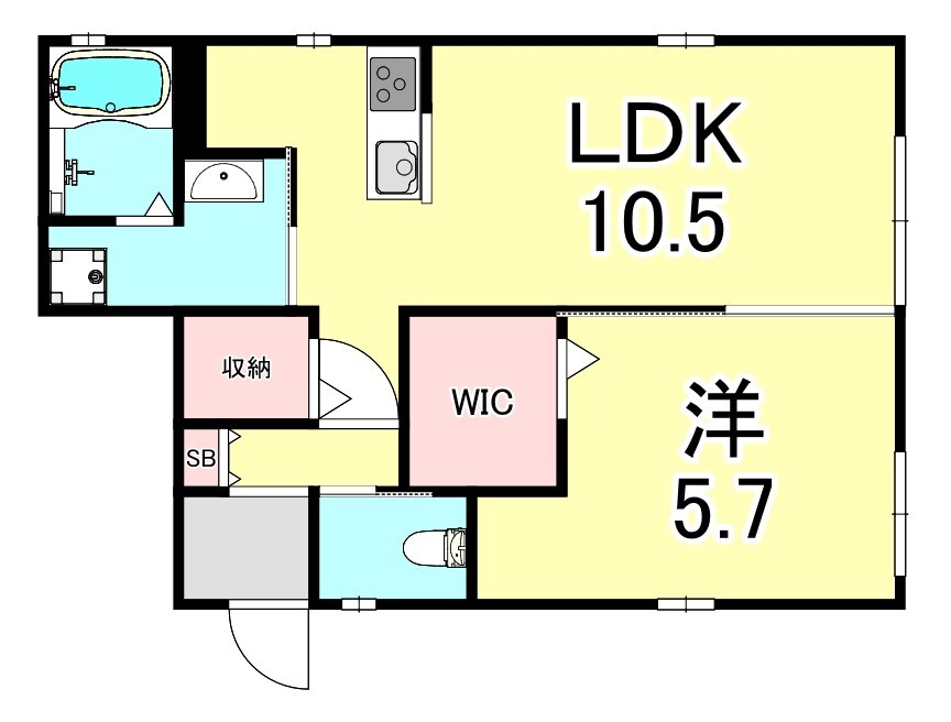 ヴィオラ逆瀬川の物件間取画像