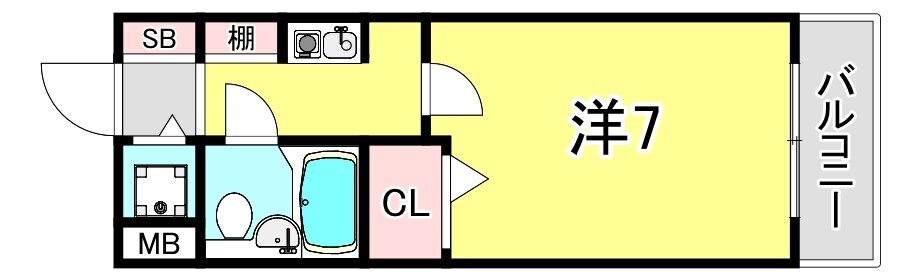 シェスタ白川台の物件間取画像