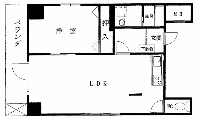 甲南山手駅 徒歩14分 5階の物件間取画像