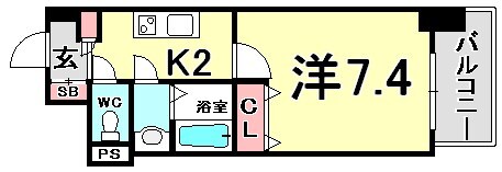 フロイデの物件間取画像