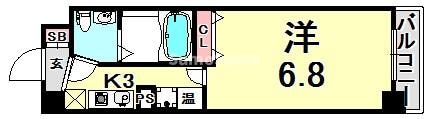 ベルトピア門口の物件間取画像