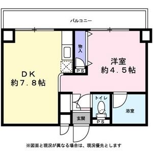 甲南山手駅 徒歩15分 4階の物件間取画像