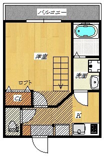 魚崎駅 徒歩4分 2階の物件間取画像