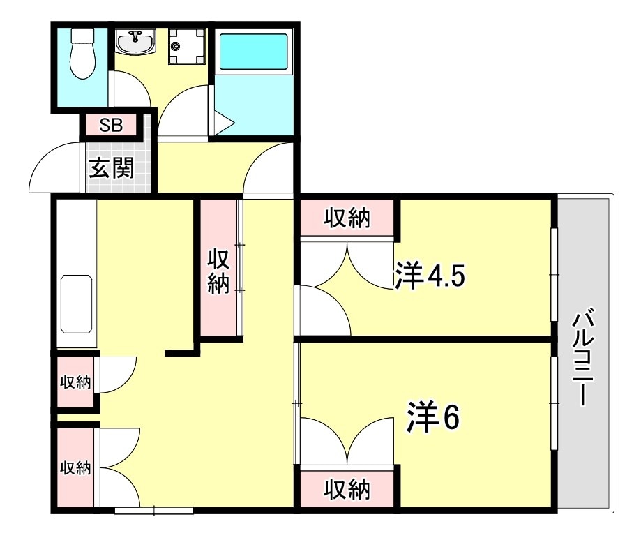 大倉山駅 徒歩10分 3階の物件間取画像