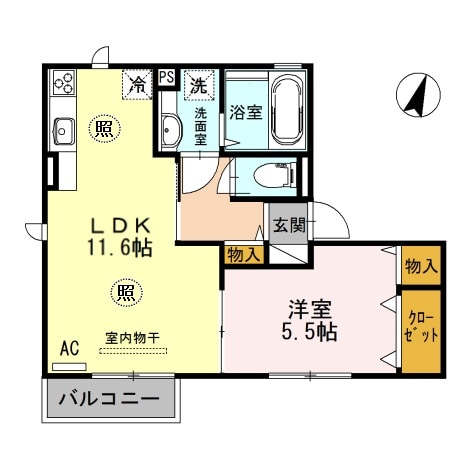 神戸6番館の物件間取画像