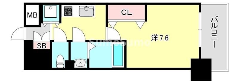 上沢駅 徒歩5分 1階の物件間取画像