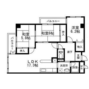 小林駅 徒歩5分 2階の物件間取画像