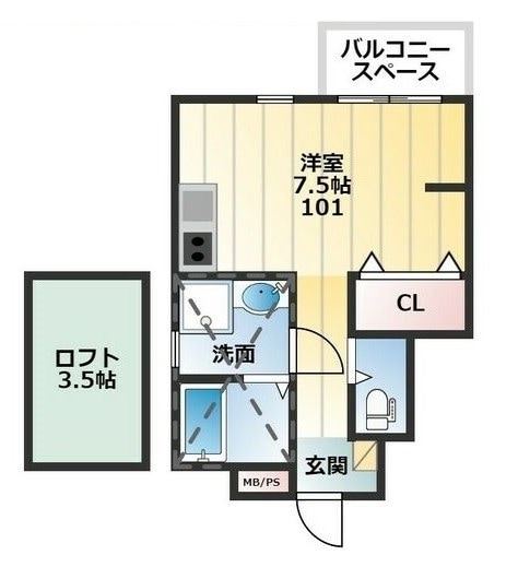 あんしん＋潮見台の物件間取画像