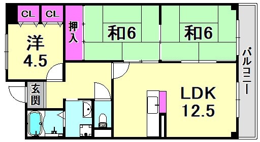 ファミリアル門戸の物件間取画像