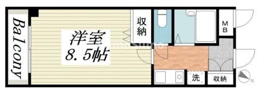 メゾンフレールの物件間取画像