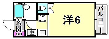 ルシエール甲東園の物件間取画像