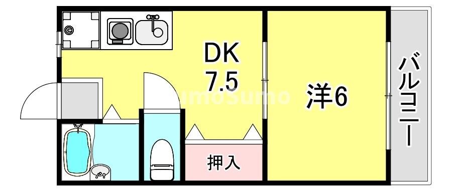 ベル・ピエスの物件間取画像