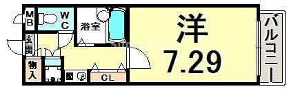 神戸駅 徒歩7分 10階の物件間取画像