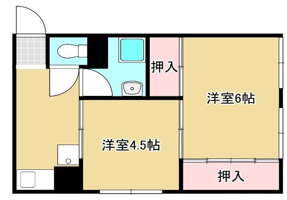 リーガルハウス西多聞の物件間取画像