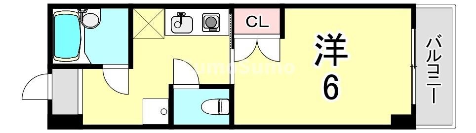 須磨駅 徒歩8分 3階の物件間取画像