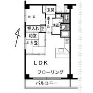 メイピース芦屋の物件間取画像