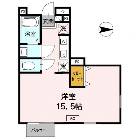 パセオ西芦屋の物件間取画像