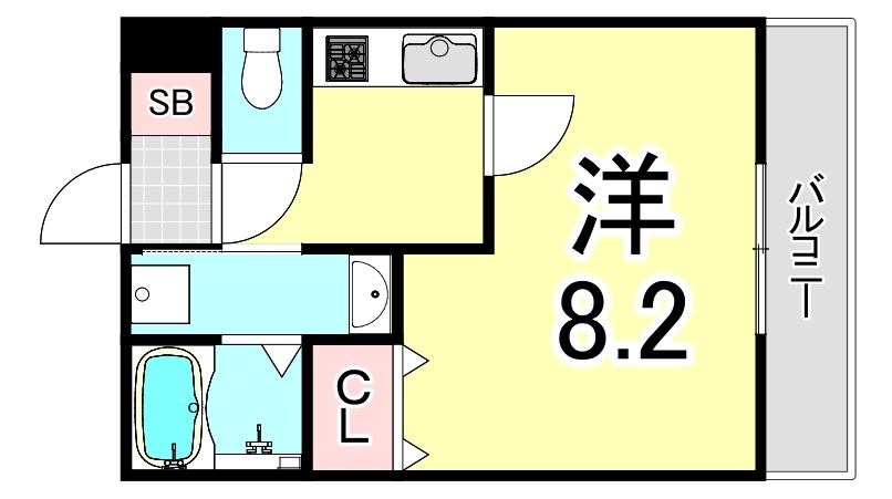 西宮北口駅 徒歩12分 1階の物件間取画像