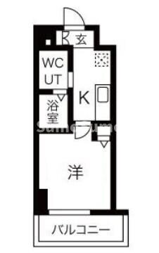 u-ro湊川公園前の物件間取画像