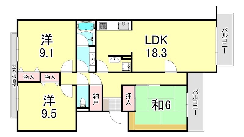 住吉駅 徒歩16分 2階の物件間取画像