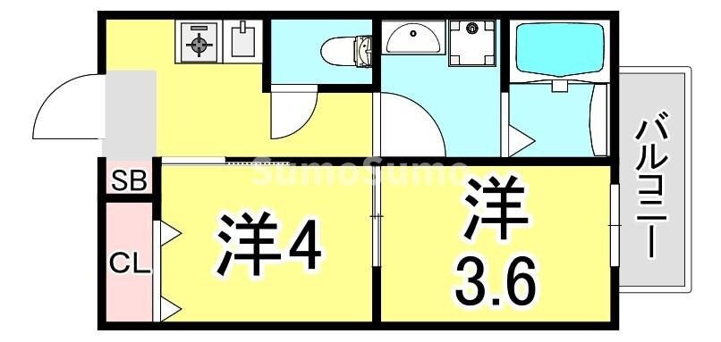 リッチライフ松本STの物件間取画像