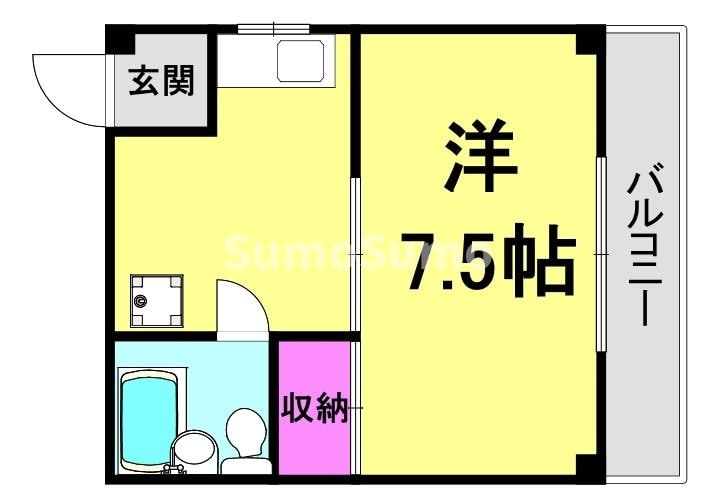 大倉山駅 徒歩11分 3階の物件間取画像