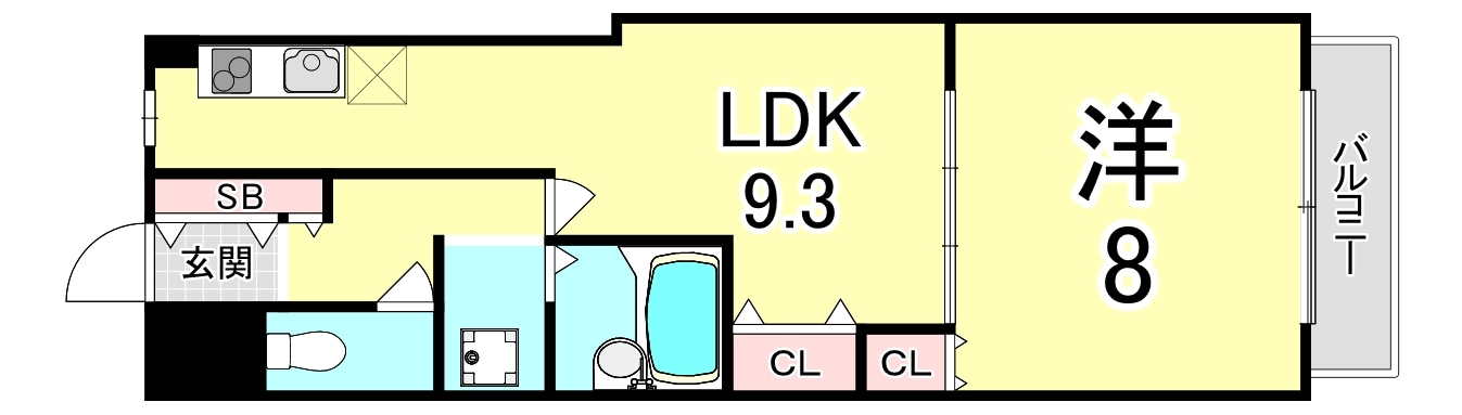 VILLA　WEST　六甲の物件間取画像