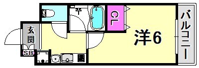 三ノ宮駅 徒歩10分 3階の物件間取画像